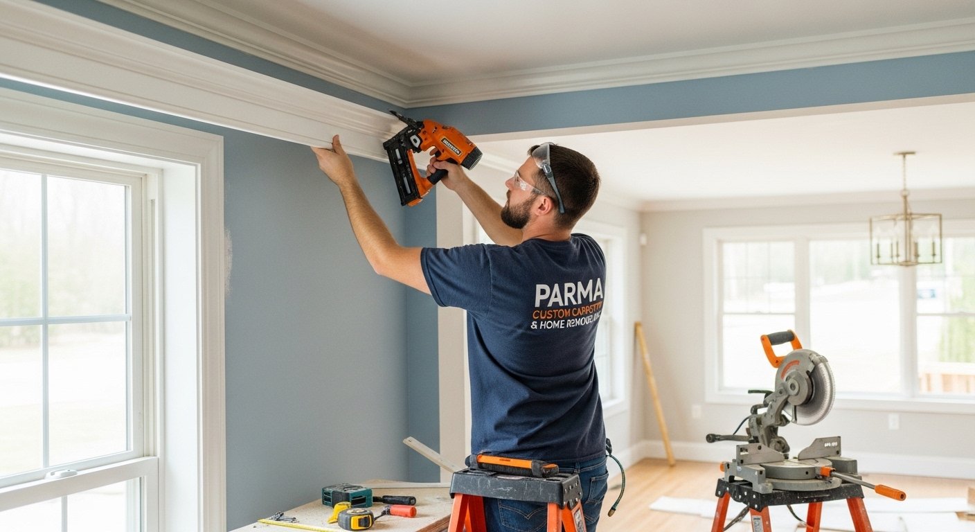 Custom Carpentry in Parma, OH project by Parma Custom Carpentry & Home Remodeling