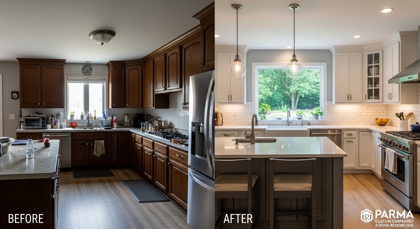 Kitchen Remodeling in Parma, OH project by Parma Custom Carpentry & Home Remodeling