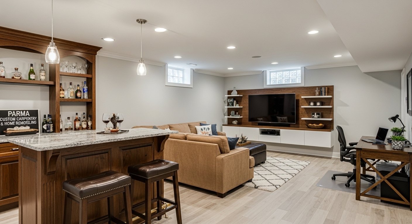 Home Renovation in Parma, OH project by Parma Custom Carpentry & Home Remodeling